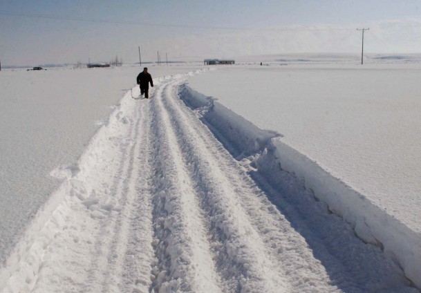 Sibirya değil Göle, -31 derece!