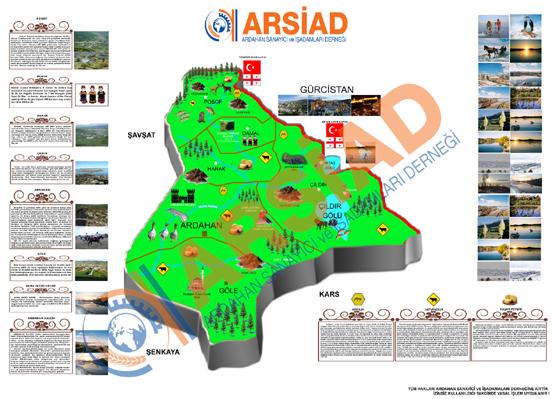 Ardahan Külütür Haritası 5 aylık çalışmayla  hazırlandı