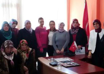 AK Partili kadınlar kongreye hazırlanıyorlar