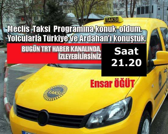 CHP'li Ensar Öğüt, taksici oldu, TRT HABER'de