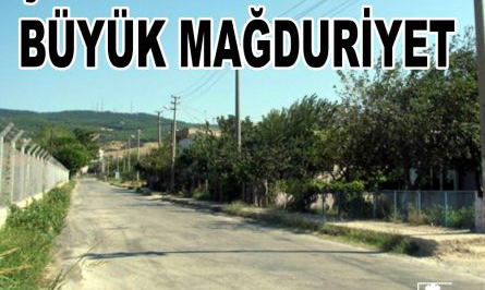 Mahalle sakinlerinin mağduriyeti ne olacak?