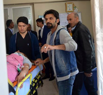 Gurbetçiler trafik kazası geçirdi: 13 yaralı