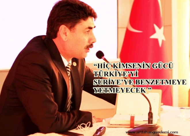 ATALAY: BİRLİK VE BERABERLİĞİMİZİ KİMSE BOZAMAZ