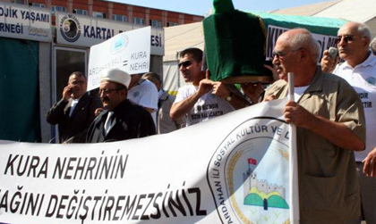 Kura Nehri İçin Cenaze Namazı Kıldılar