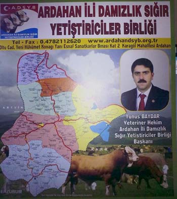 AK Parti İl Başkanı Baydar&#8217;dan iki dilli takvim