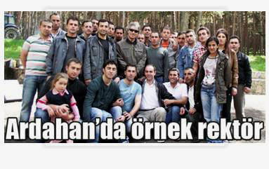 Ardahan Üniversitesi Güvenliği piknikte stres attı