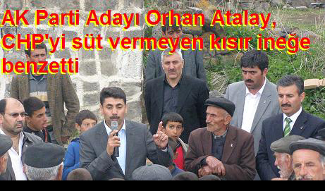Ak Parti adayları Çıldır'a çıkartma yaptı
