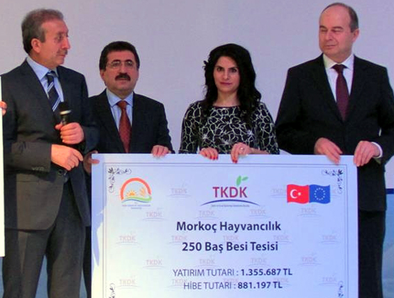 Bakanlıktan Morkoç Hayvancılığa dev hibe