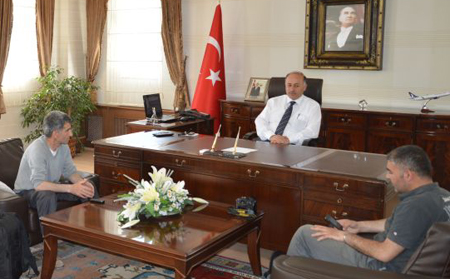 Gazetecilerden Vali Azizoğlu'na teşekkür ziyareti