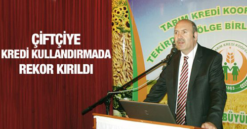 Çiftçiye kredi kullandırmada rekor kırıldı
