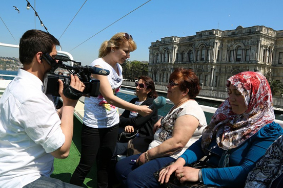 İstanbul'u ve Boğazı ilk defa gördüler