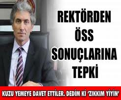Rektör ve Gazeteci dayanışması YGS'de sonuç verdi!
