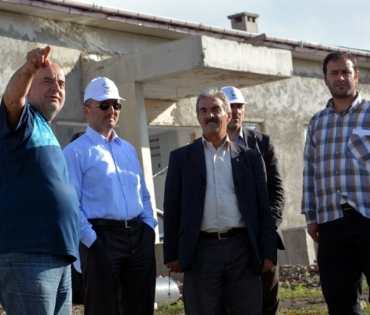 Başkan Köksoy ve ekibi projeleri yerinde inceledi