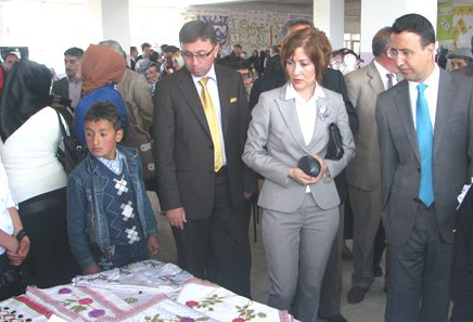 Göle'de Halk Eğitim Merkezi sergisi açıldı