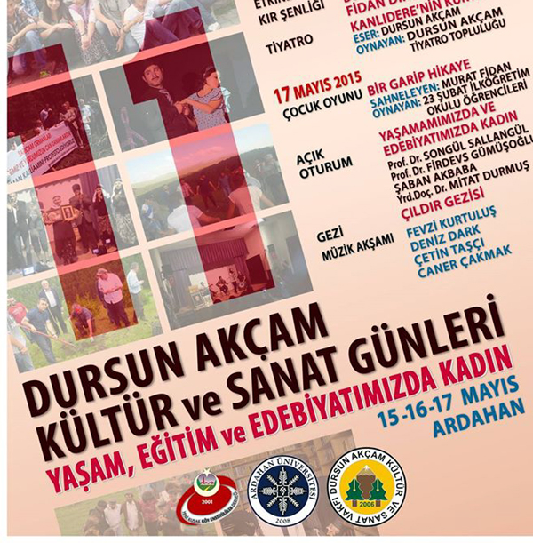 Dursun Akçam Kültür ve Sanat Günleri başlıyor
