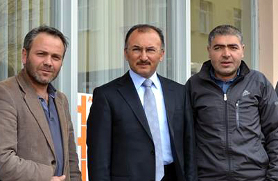Başkan Köksoy, AB Haber Merkezinde