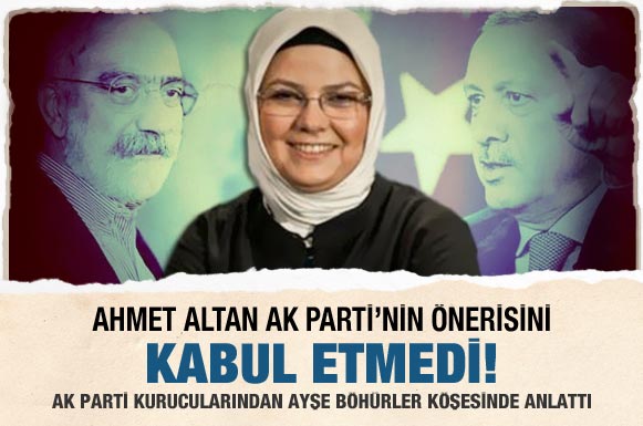 'AK Parti Altan'a genel yayın yönetmenliği önerdi'