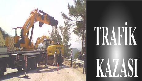 Göle'de İş makinesi devrildi: 1 ölü