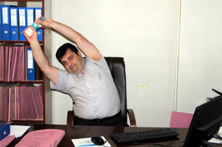 İş yeri egzersizlerine start verildi
