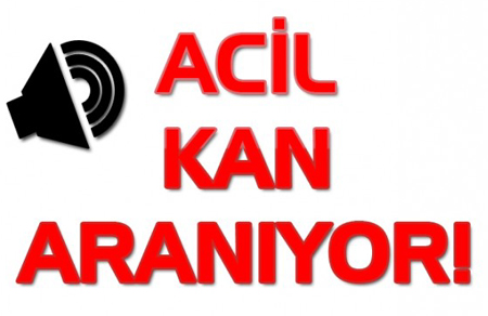 Acil Kan Aranıyor!