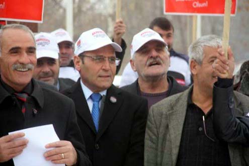 Ardahan CHP'den 17  Aralık protestosu