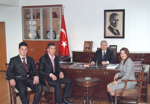Büyük konseyden Valiye ziyaret