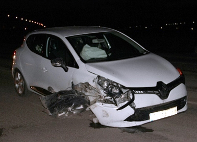 Trafik kazası hasara yol açtı