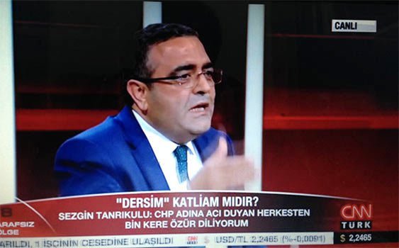 CHP adına Dersim Katliamı için özür diliyorum