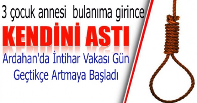 Bunalıma giren kadın intihar etti