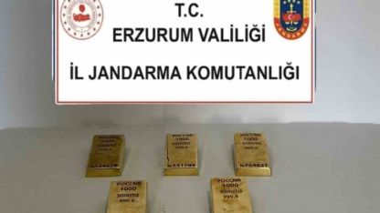 Horasan’da altın operasyonu