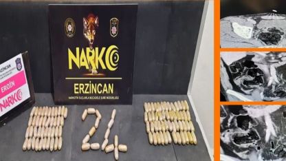 Erzincan polisinden çarpıcı operasyon: Midelerinde 109 ölüm kapsülü