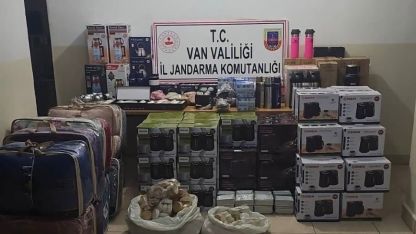 Van’da gümrük kaçağı malzeme ele geçirildi