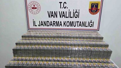 Van’da 2 bin 470 paket kaçak sigara ele geçirildi