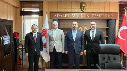 AK Parti Heyetinden Başkan Taşkıran’a hayırlı olsun ziyareti