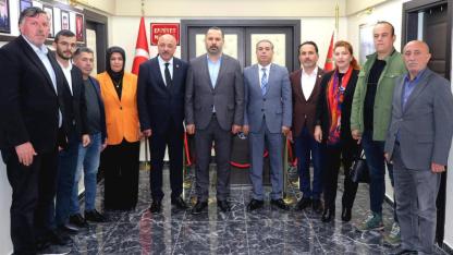 AK Parti heyetinden Emniyet Müdürü Tüzün’e ziyaret
