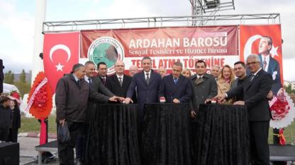 Ardahan Barosu Hizmet Binasının temelini attı