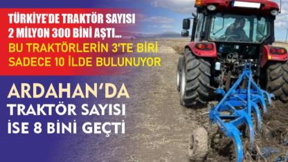 Ardahan’da traktör satışları hız kesti… İstatistikler TÜİK verilerine yansıdı