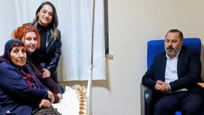 Başkan Aydın, Fidan Atmaca’ya moral verdi