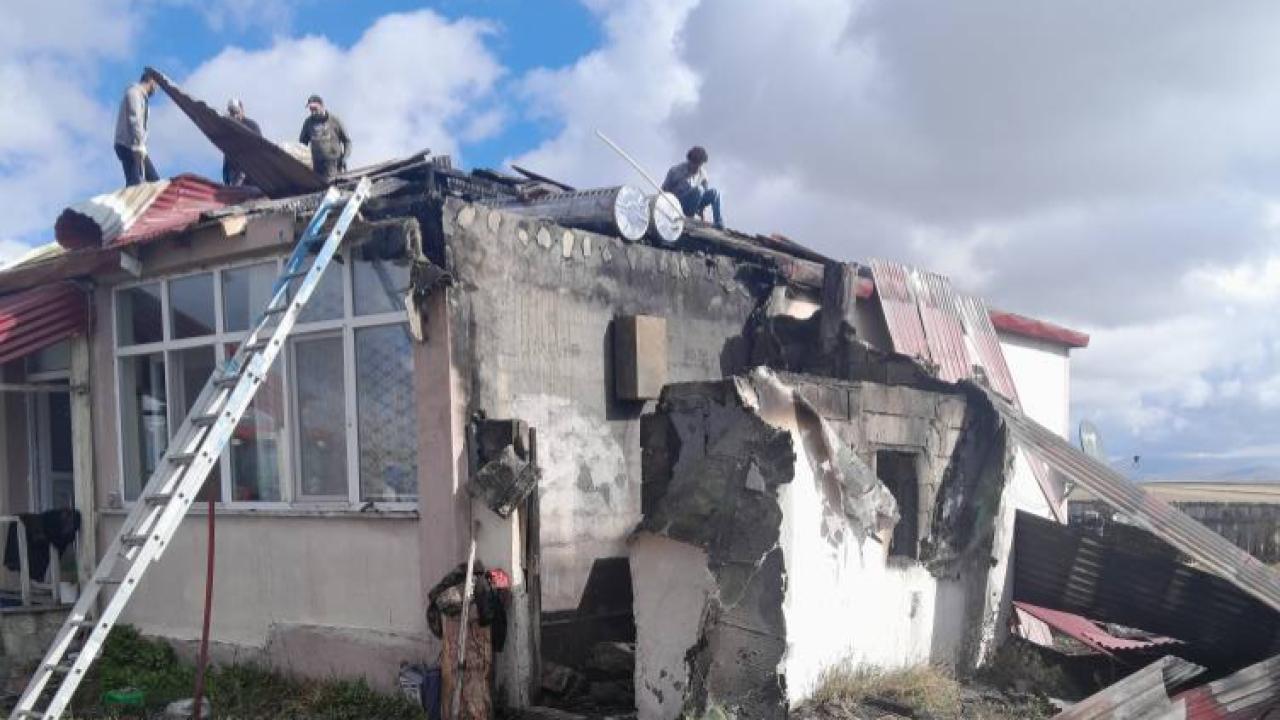Çayırbaşı köyü'nde korkutan yangın