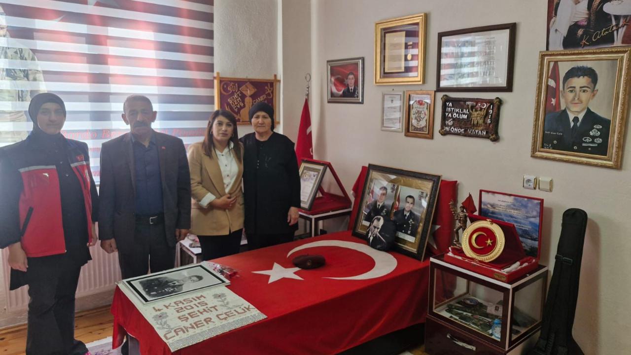 Cumhuriyet Bayramı’nda şehit aileleri ve gaziler unutulmadı