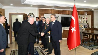 Cumhuriyetin 102. Yılında Tebrikat Kabul töreni düzenlendi