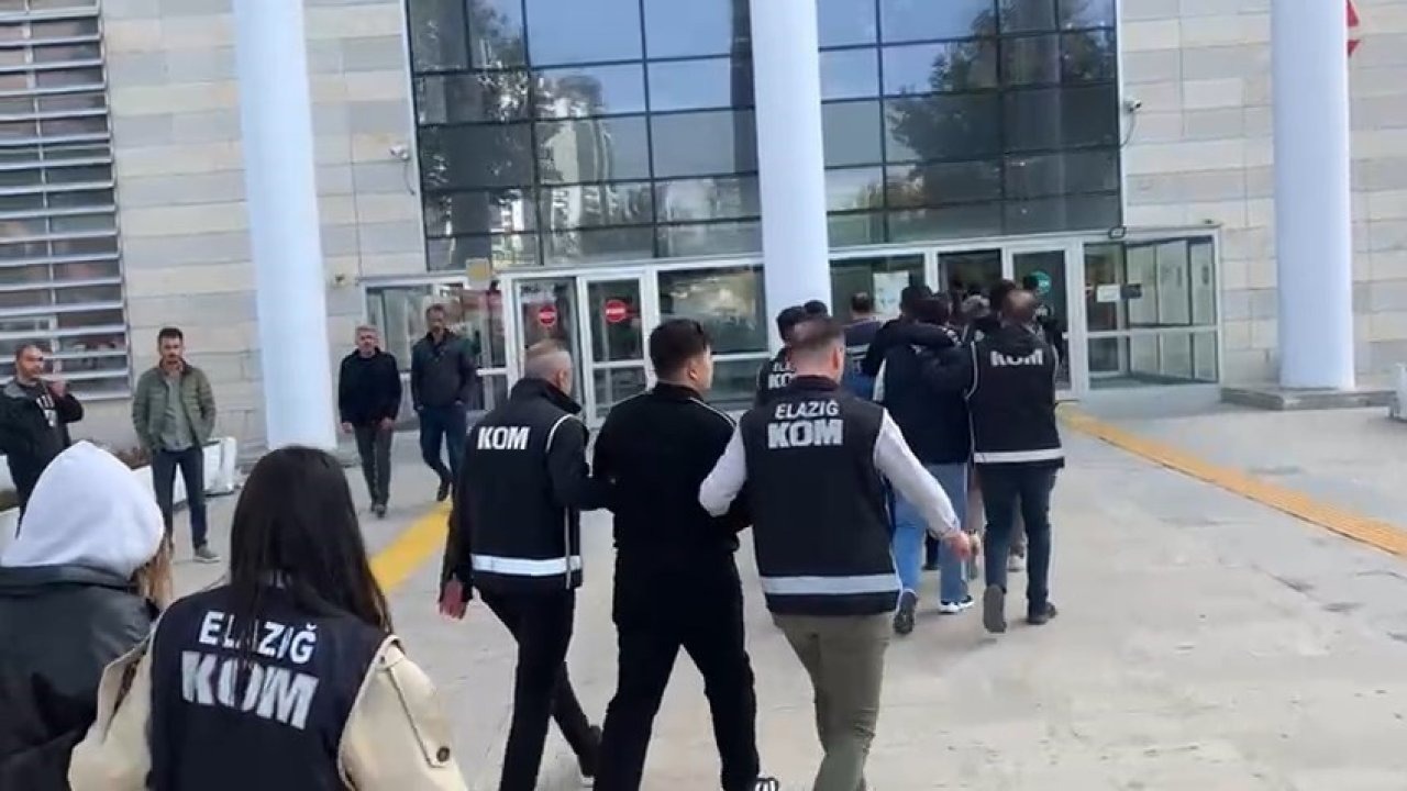 Elazığ’da polis suçlulara göz açtırmıyor: 8 tutuklama