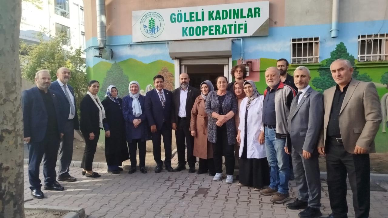 Kadın Kooperatifine siyasi destek ziyareti