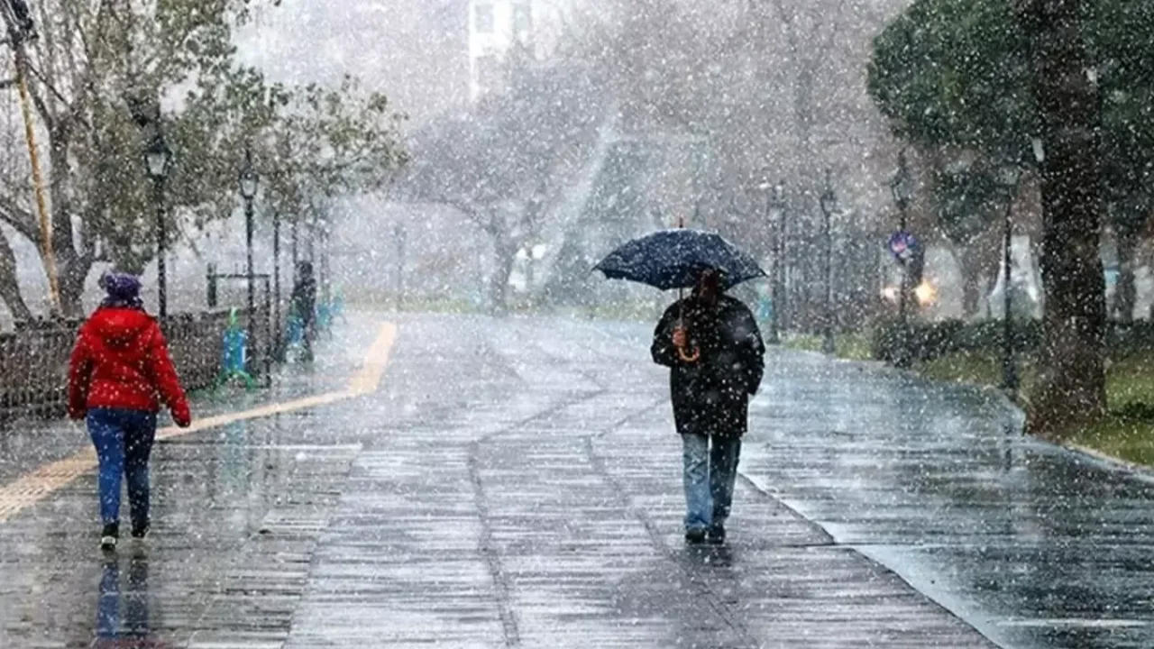 Karla karışık yağmur geliyor! Meteoroloji'den 12 kente sarı kodlu uyarı
