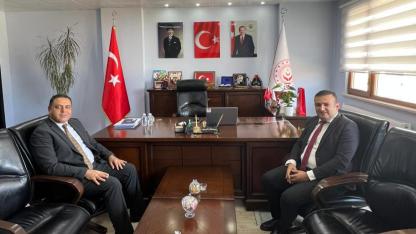 Kars Aile İl Müdürü Tosunoğlu, Müdür Çetinkaya’yı ziyaret etti