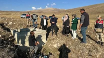 Kaymakam Meram, içme suyu çalışmalarını inceledi