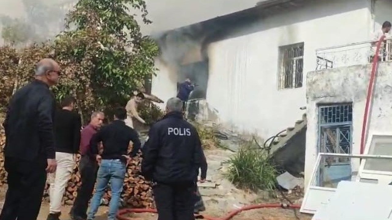 Malatya’da korkutan ev yangını