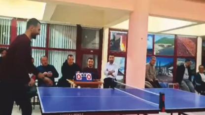 Posof’ta masa tenisi turnuvası düzenlendi