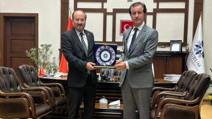 Rektör Emiroğlu, Erzurum Üniversitesini ziyaret etti