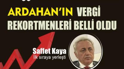 Saffet Kaya vergi rekortmeni oldu!